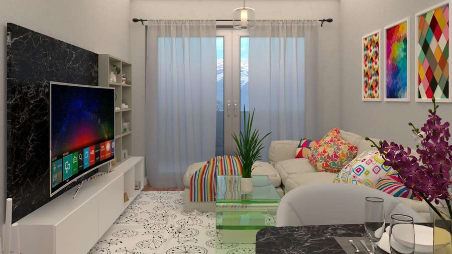 Apartament Dy-Dhomësh në Turistike-Leskajca 46 m2 - 1