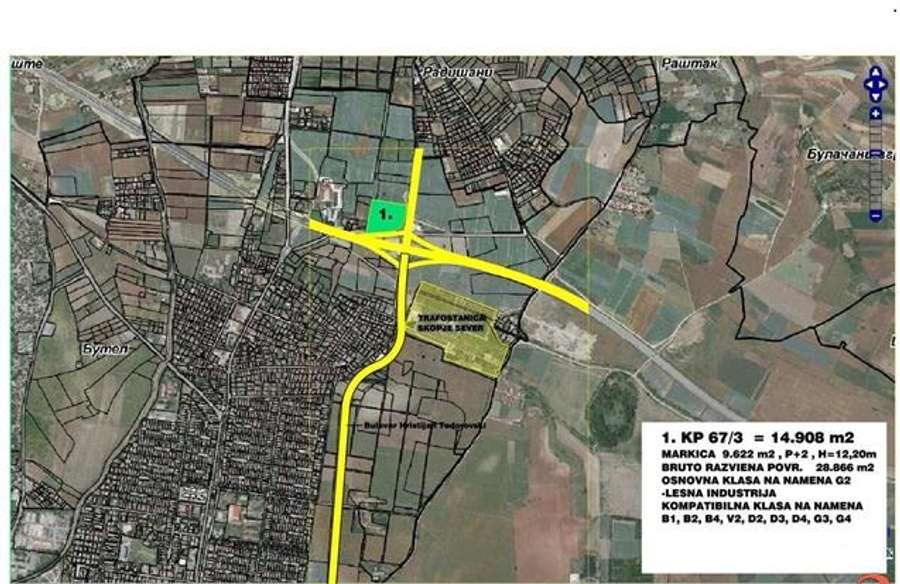 Plot 15000m2 on the bypass - 1