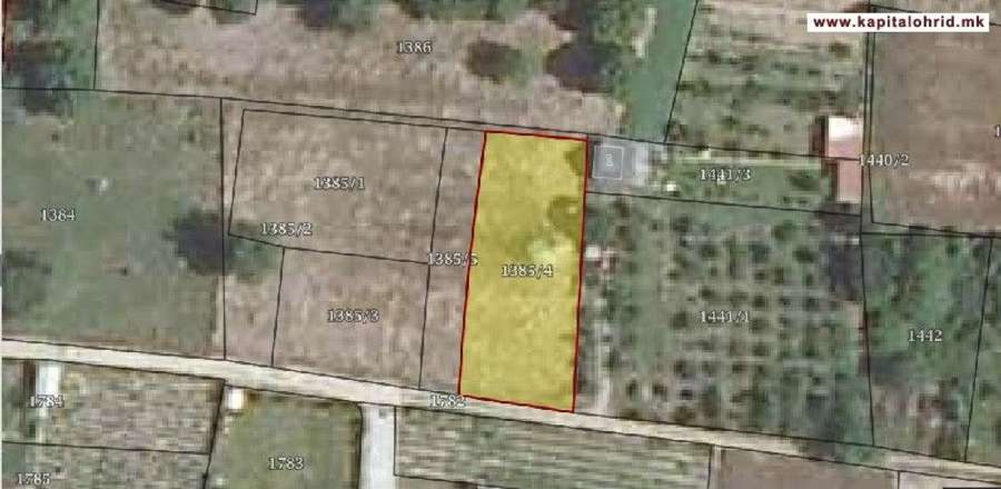 Urbanized Plot in Radojca Novichik 747 m2 - 1