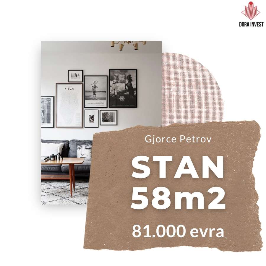 Apartament i mobiluar në Gjorçe Petrov - 1