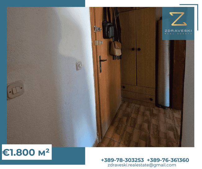 Stan od 37m2 vo strog centar - ZDRAVESKI - 2