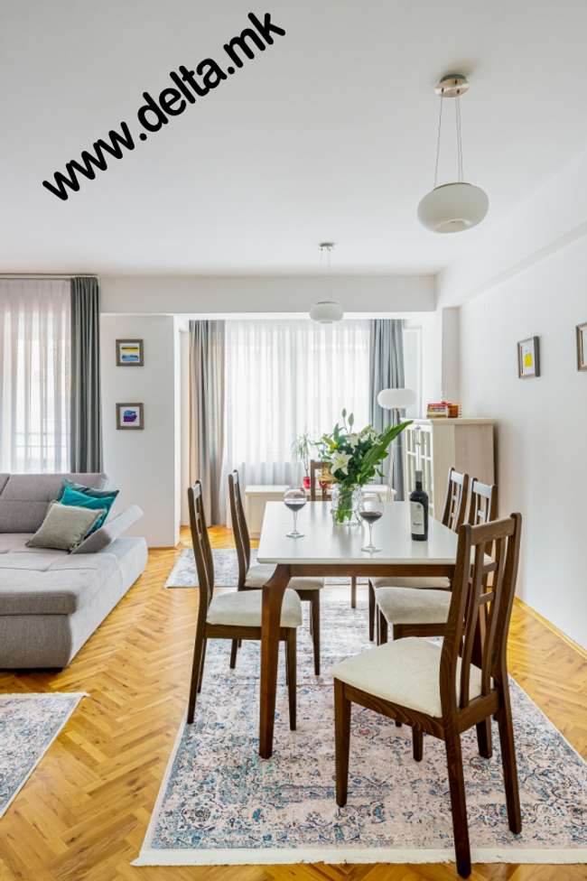 Apartament i ri, i mobiluar me tre dhoma gjumi në Qendër - 2