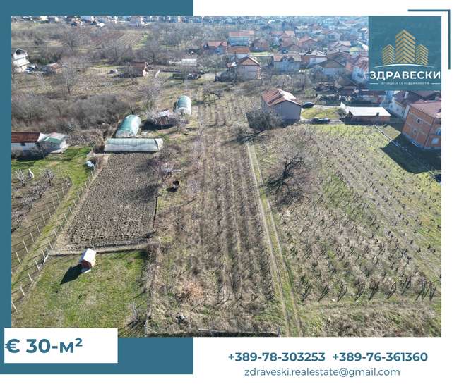 Parcelë prej 3336m² në Leskoec - ZDRAVESKI - 3