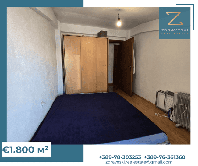 Stan od 37m2 vo strog centar - ZDRAVESKI - 3