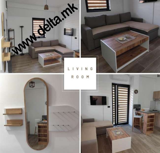 Apartament me dy dhoma gjumi të mobiluar plotësisht në Qendër - 3