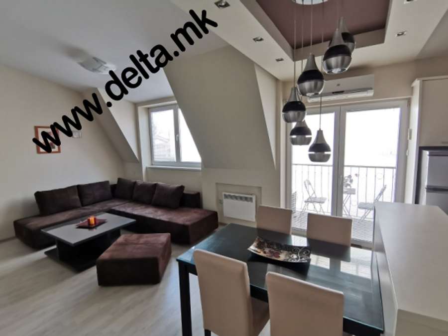 Apartament me dy dhoma gjumi të mobiluar plotësisht në Qendër - 1